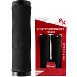 Chwyty piankowe z obejmami 130 mm 2K 145210 BK-BK