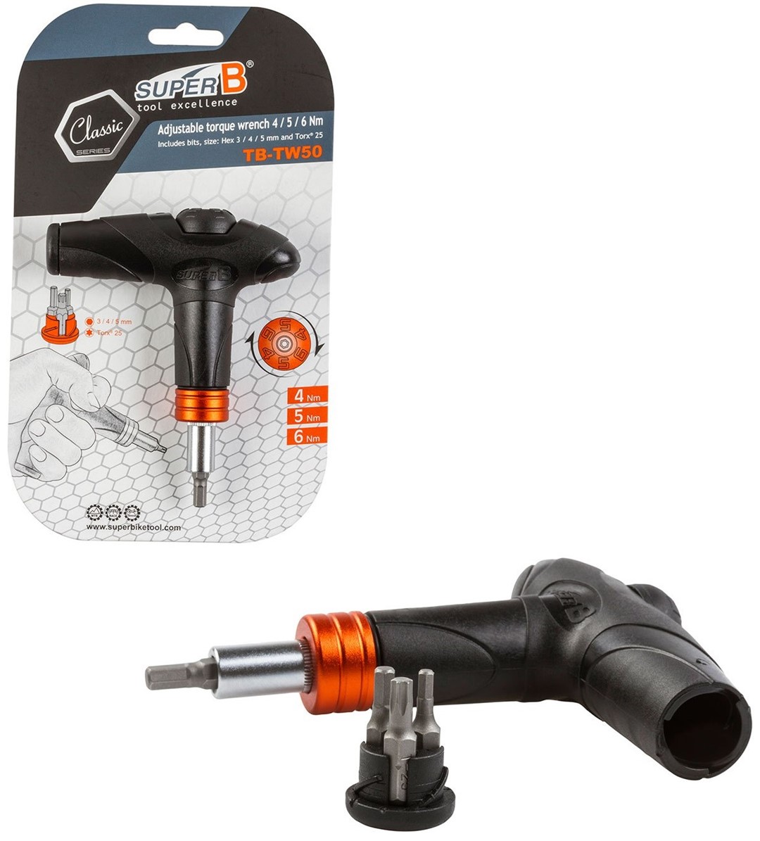 Klucz dynamometryczny /12-60Nm/ 3/8  SUPER-B TW50