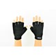 Rękawiczki rowerowe żel.grip A-3208  L  czarna