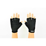 Rękawiczki rowerowe żel.grip A-3208  XL  czarna