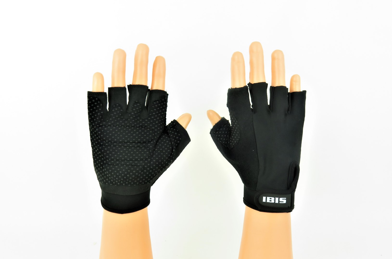 Rękawiczki rowerowe żel.grip A-3208  S  czarna