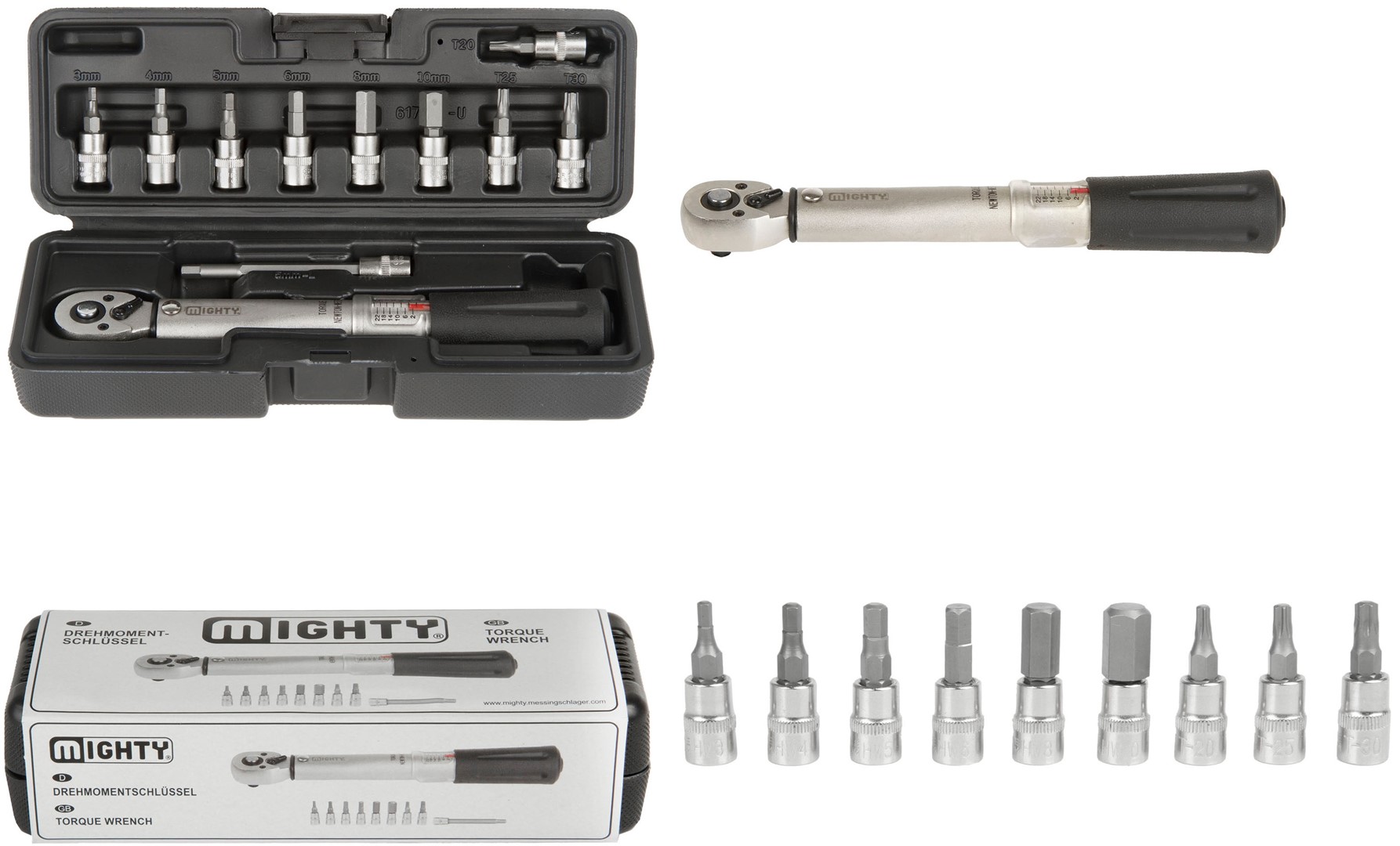 Klucz dynamometryczny / bity /2-24 Nm/ MIGHTY
