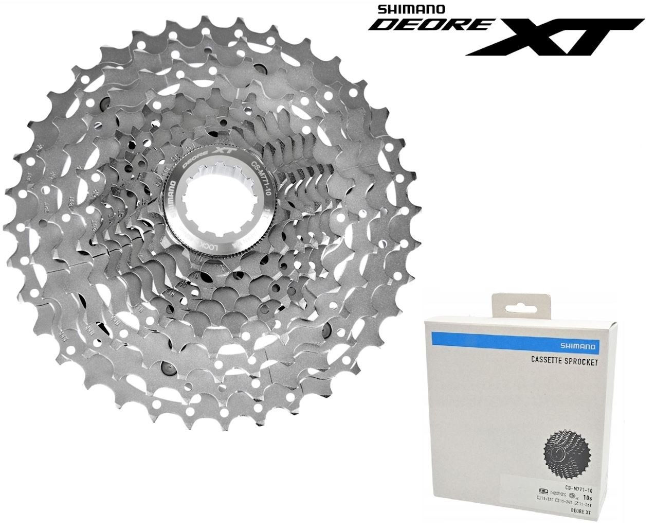 Kaseta 10s 11-32T SHIMANO DEORE XT CS-M771-10, BOX