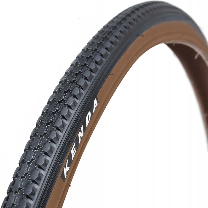 Opona 27x1 1/4 [32-630] KENDA K103 brązowy bok