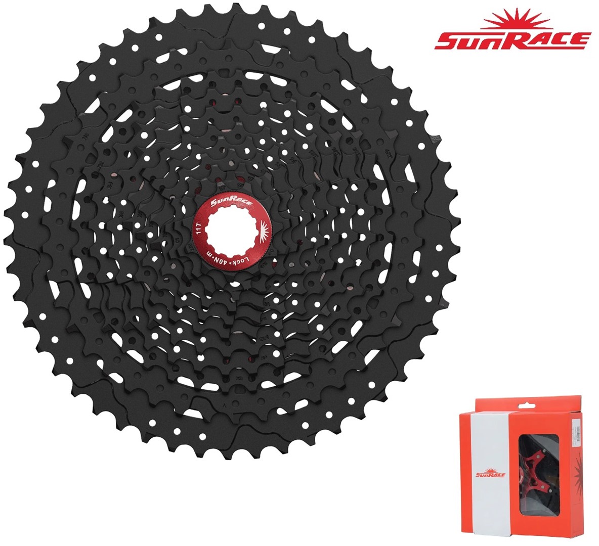 Kaseta 11s 11-46T SUNRACE CSMX8 EAZB, BOX