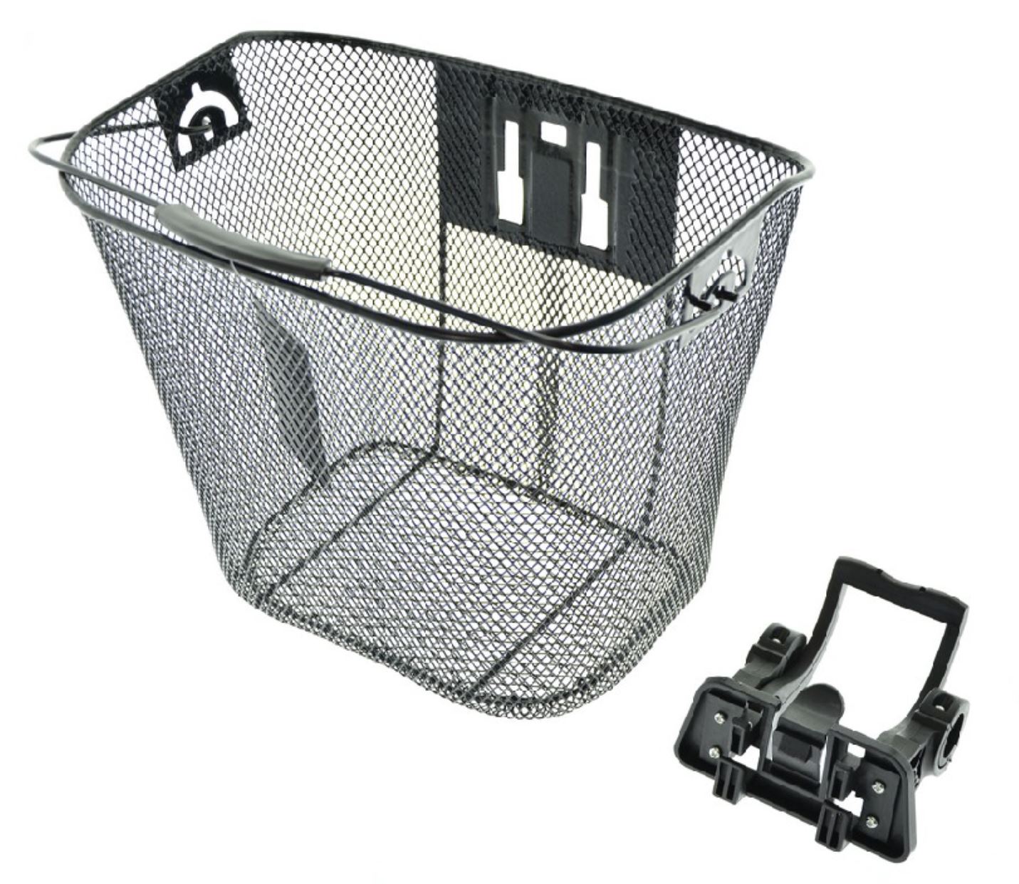 Kosz przód na kierownicę metalowy CLICK HT-207 ,BK
