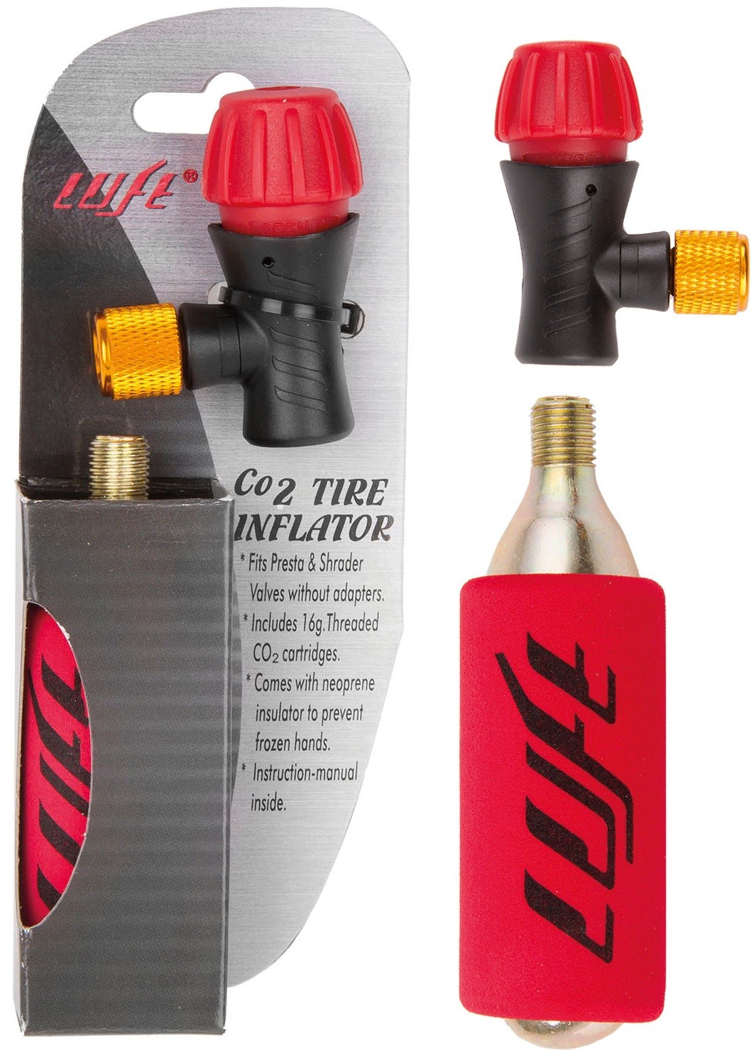 Pompka na nabój CO2 LUFT TIRE INFLATOR